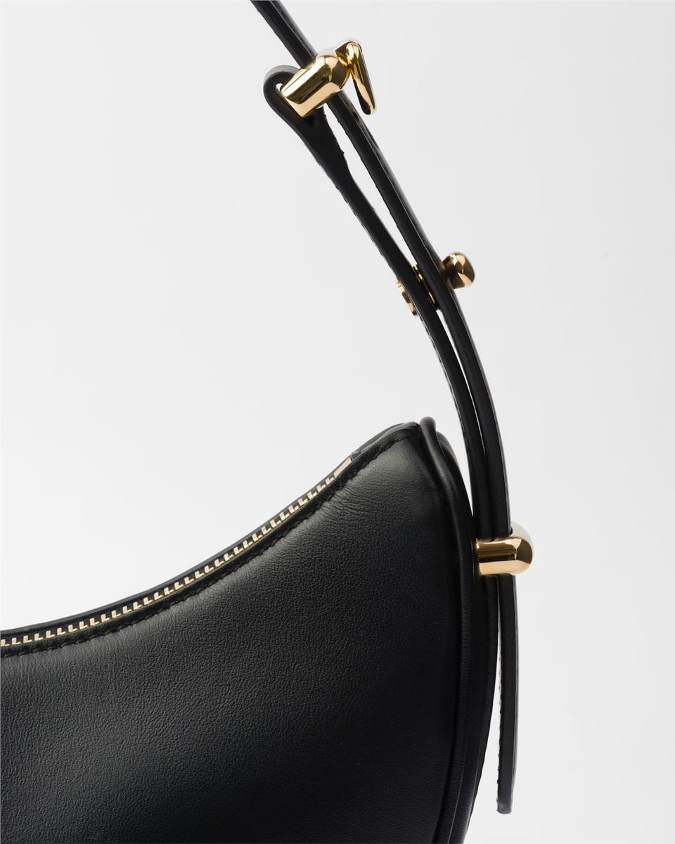 arqué small leather shoulder bag-PRADA-Verso