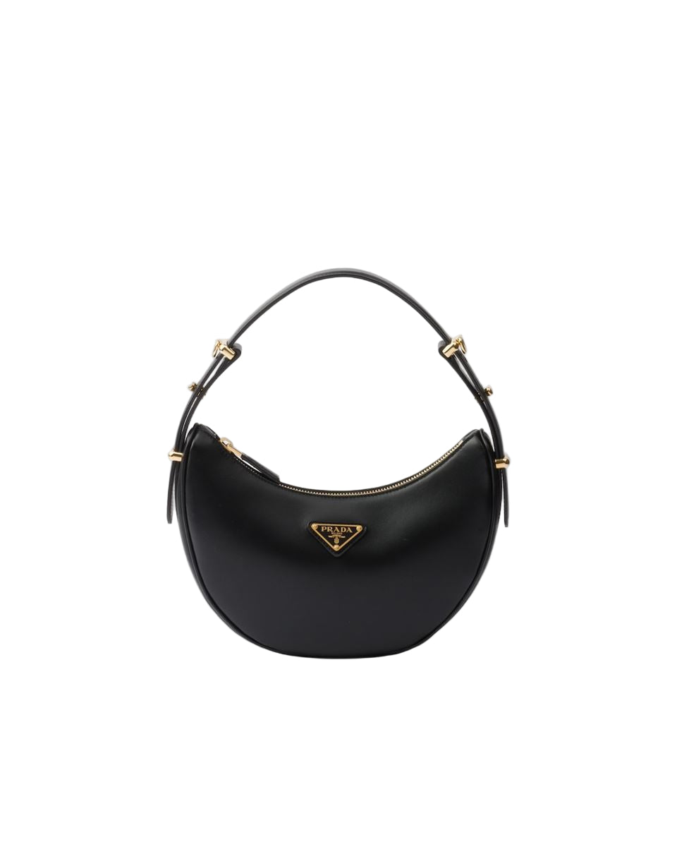 arqué small leather shoulder bag-PRADA-Verso