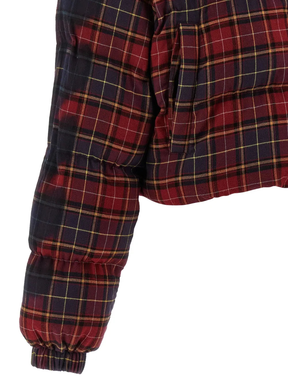 Arrow checked bomber jacket-OFF-WHITE-Verso