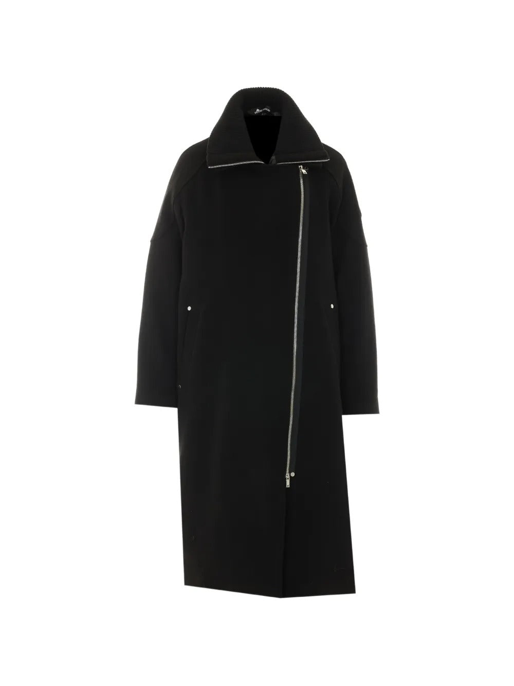 Asymmetric-zip ribbed-collar coat-MOOSE KNUCKLES-315921-XS-Verso