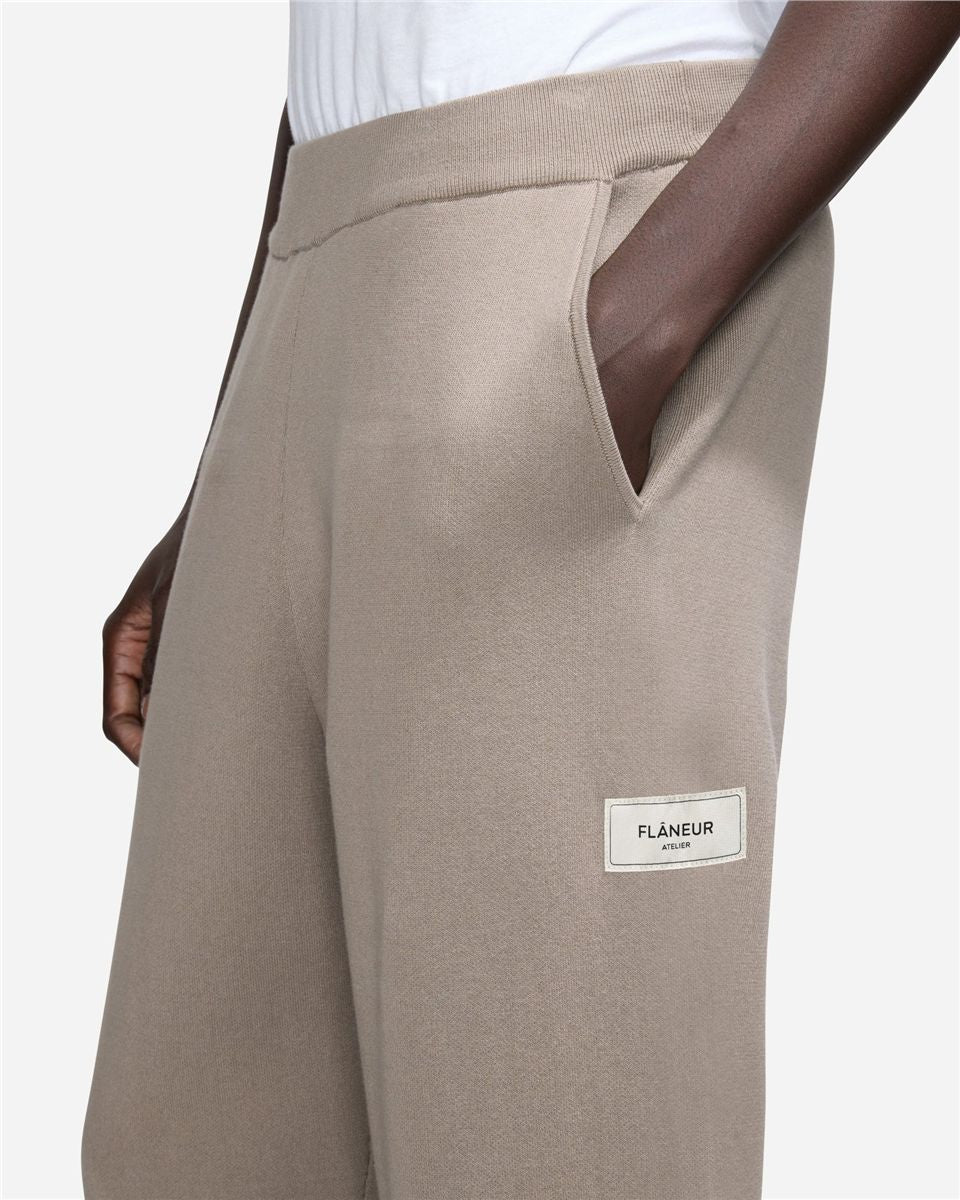 Atelier knit pants-FLÂNEUR-Verso