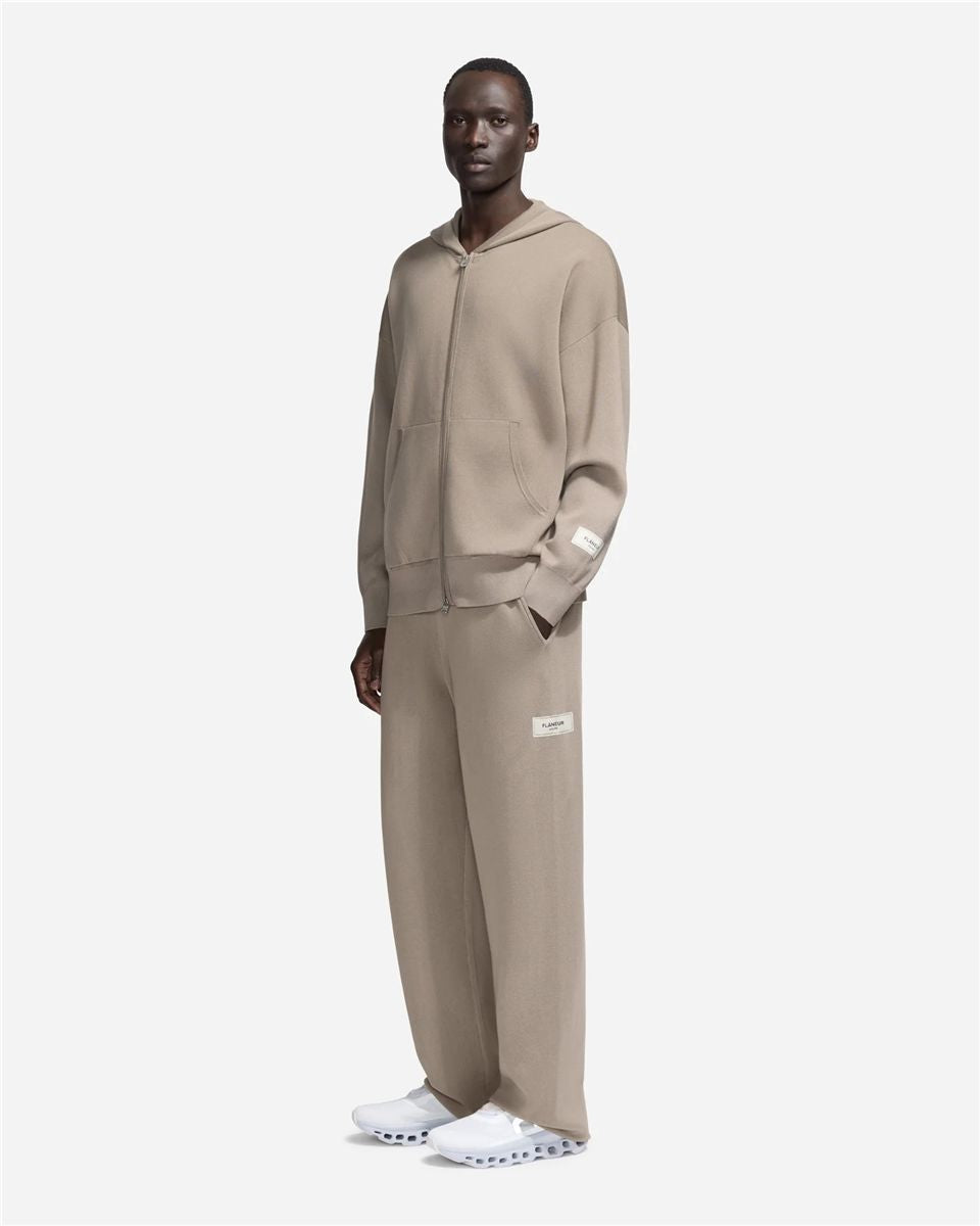 Atelier knit zip-up-FLÂNEUR-Verso