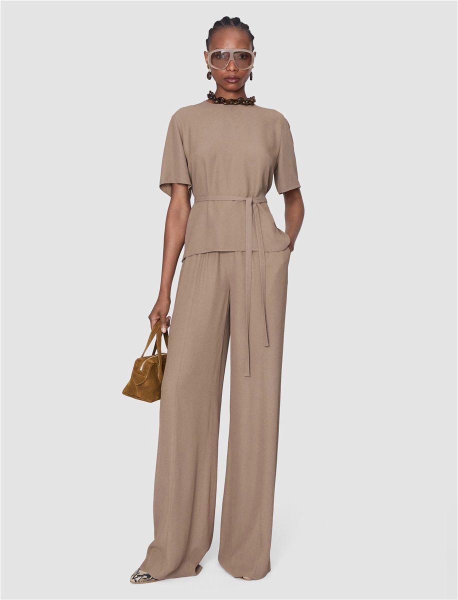 Atheris crepe blouse-JOSEPH-Verso