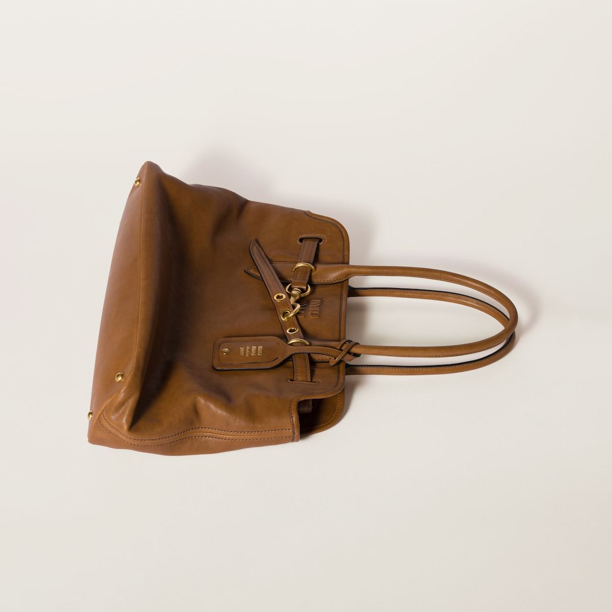 Aventure nappa leather bag-MIU MIU-Verso