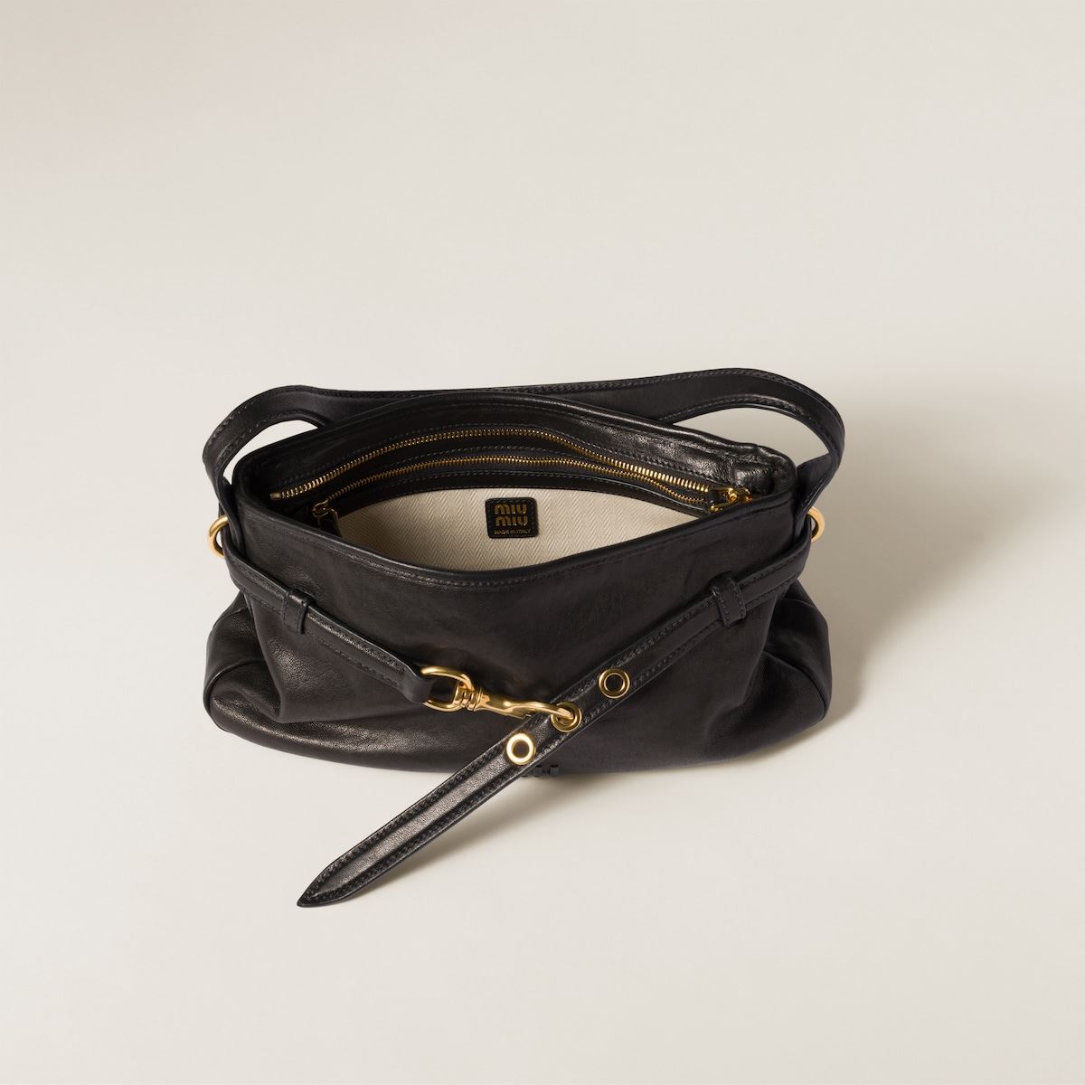 Aventure nappa leather bag-MIU MIU-Verso