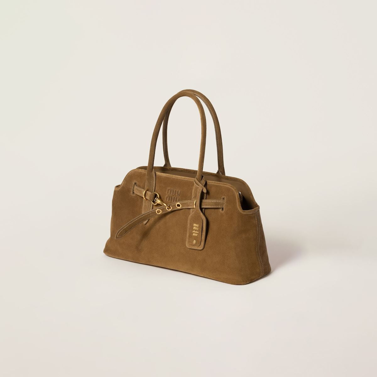 Aventure suede bag-MIU MIU-Verso