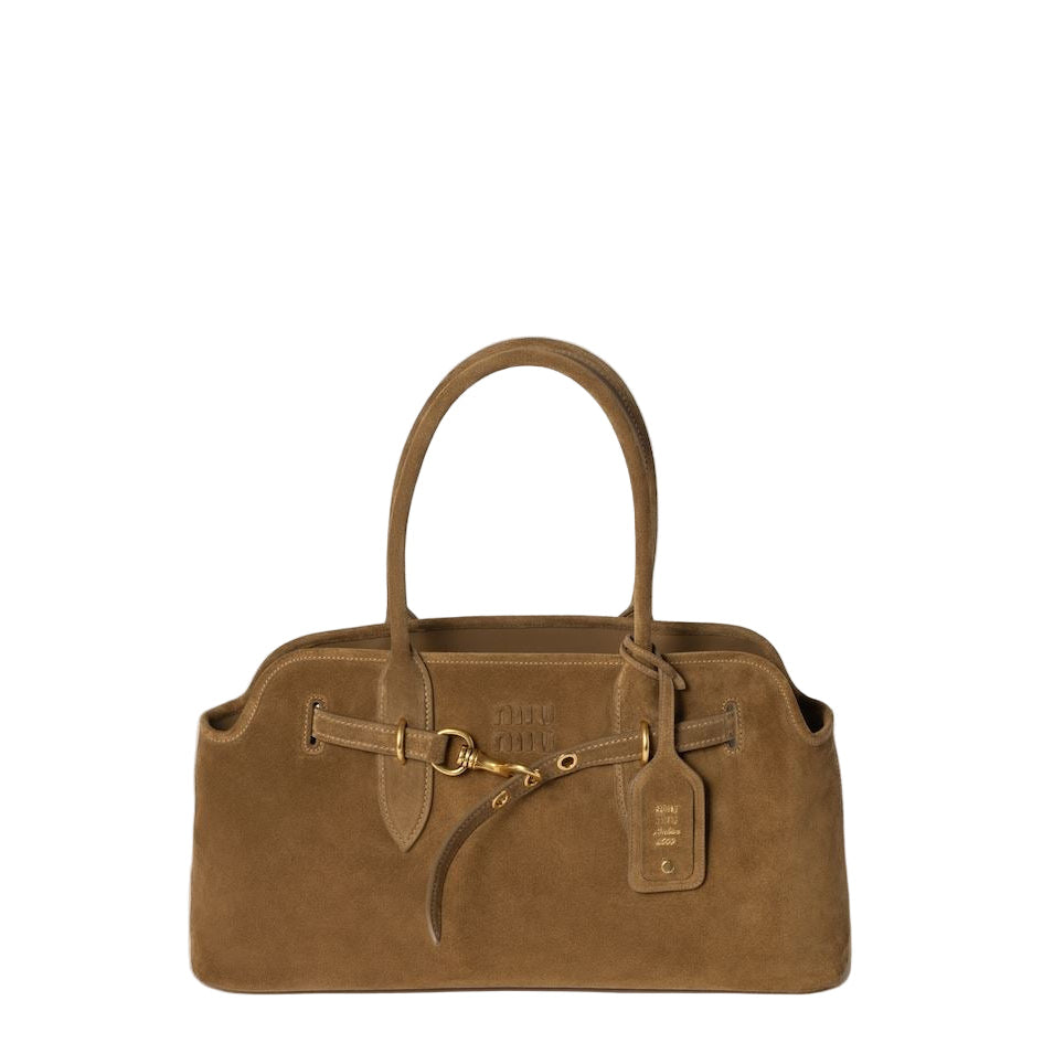 Aventure suede bag-MIU MIU-Verso