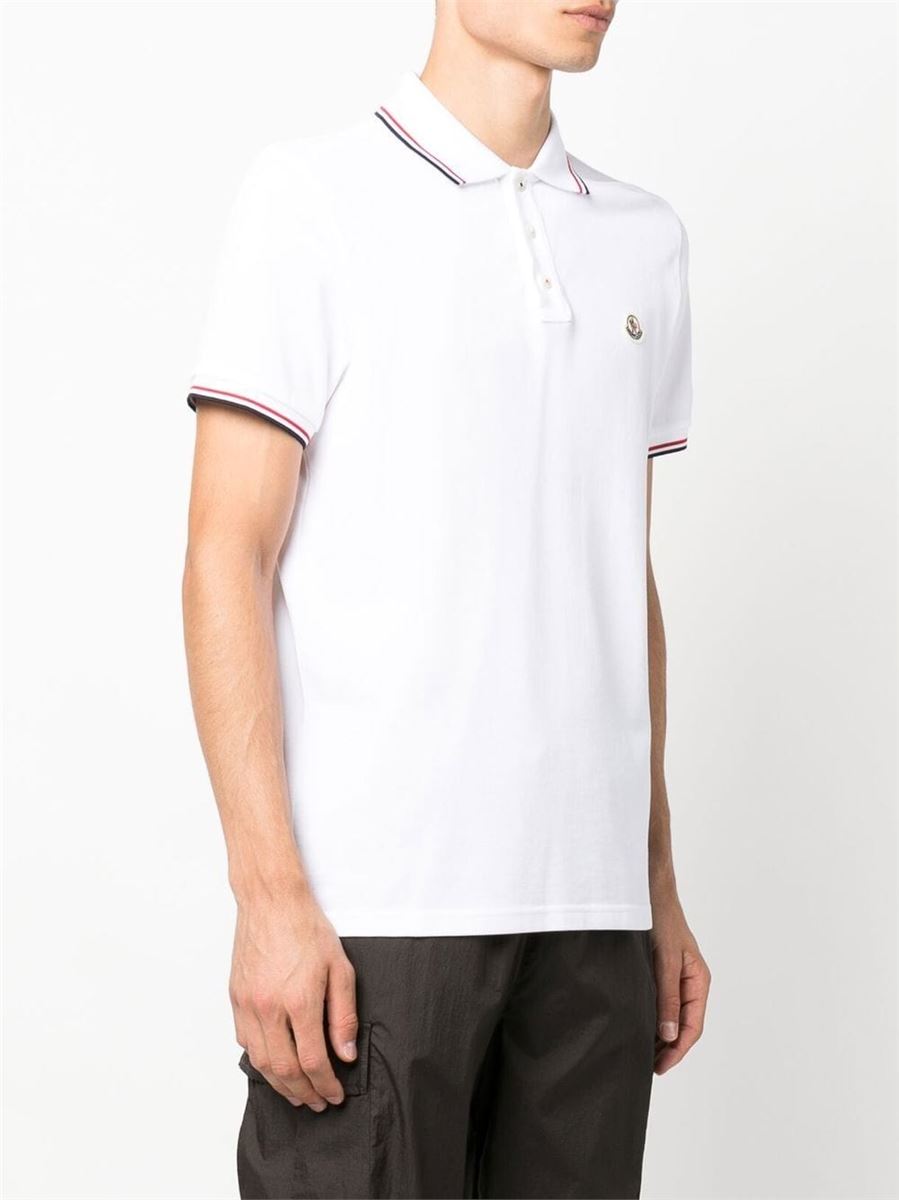 LOGO-PATCH SHORT-SLEEVE POLO SHIRT MONCLER