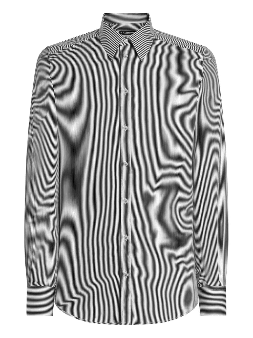 Striped long-sleeve shirt