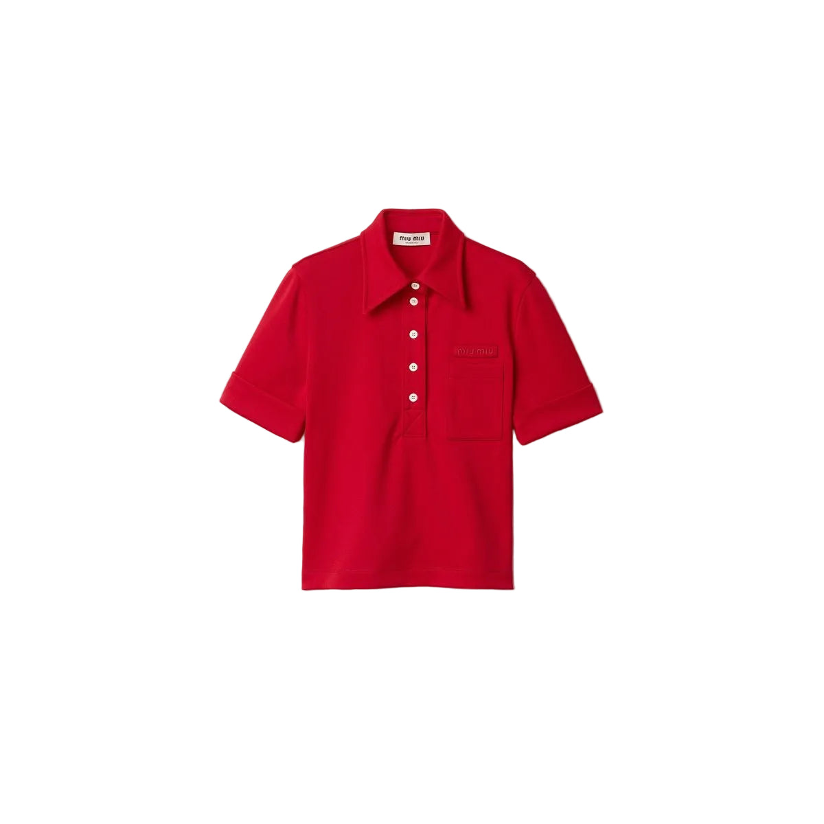 Technical jersey polo shirt