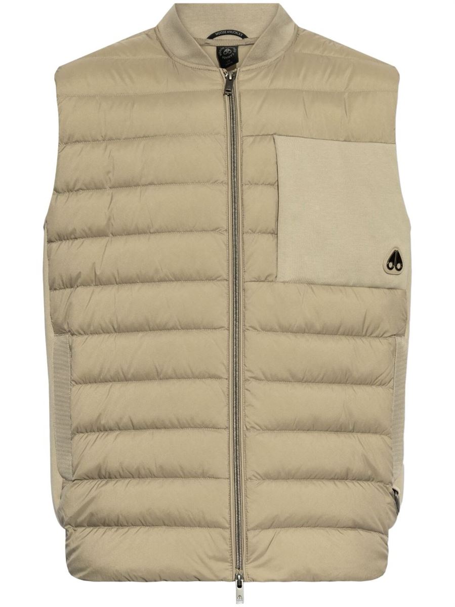 QUILLTED VEST - MOOSE KNUCKLES - Verso