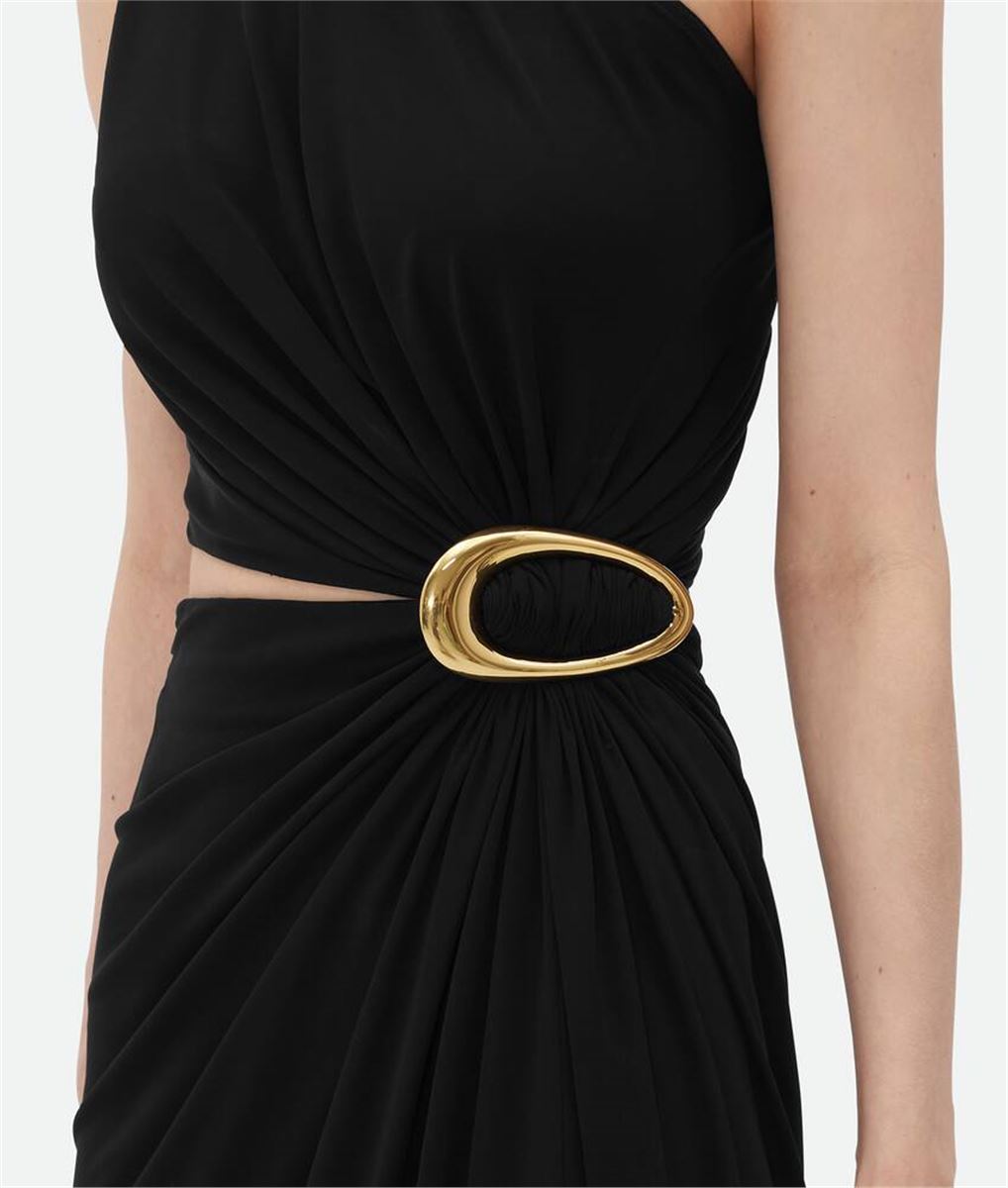 CREPE VISCOSE JERSEY DRESS
