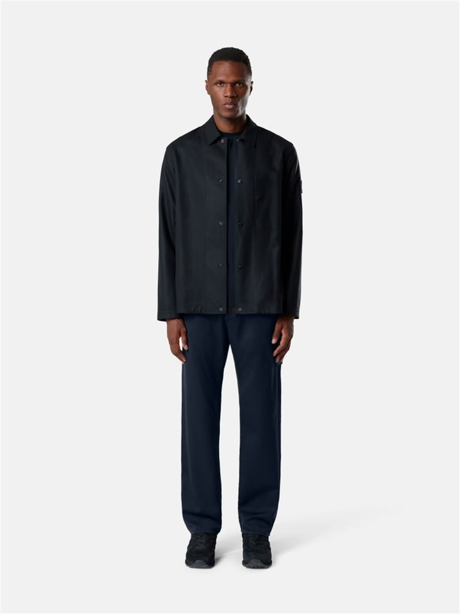 Regular-fit crewneck jumper with ribbed trims