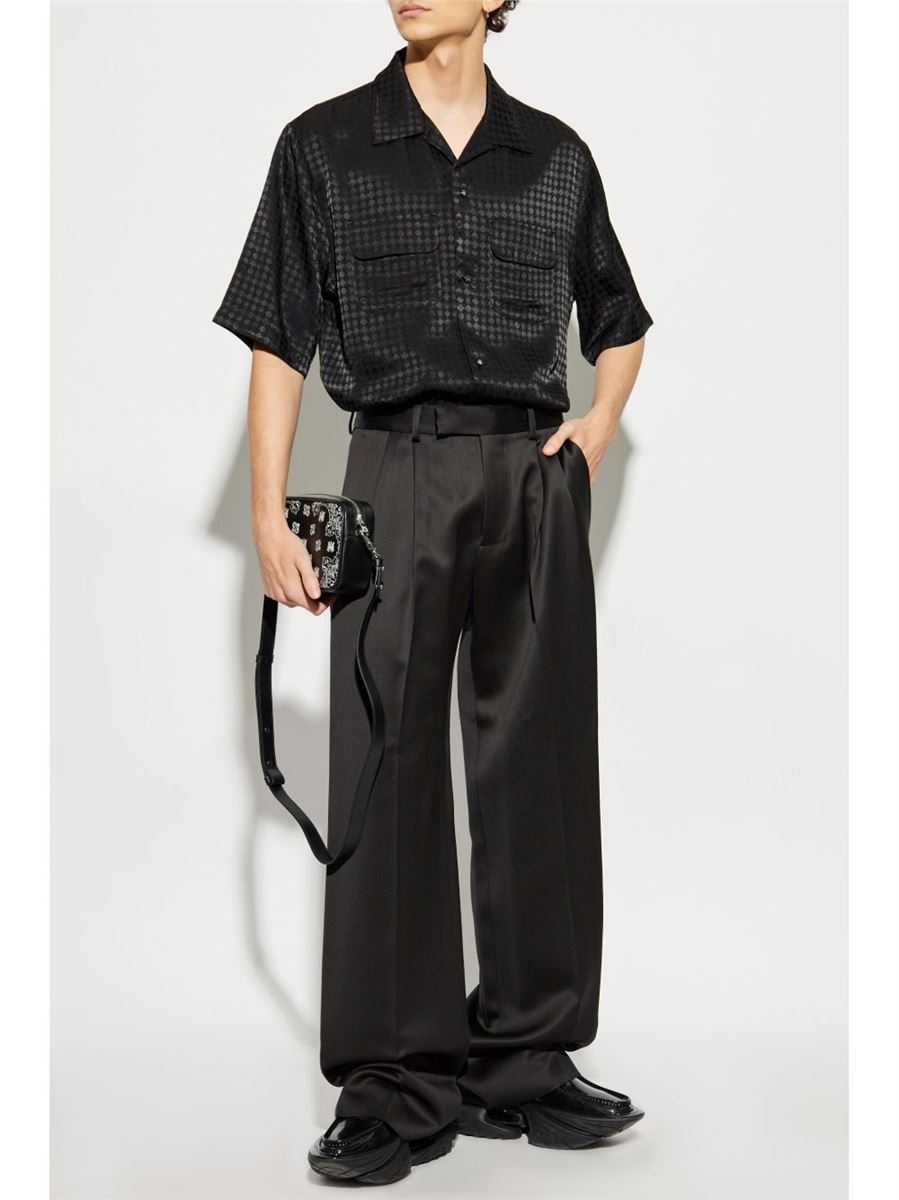 MONOGRAM SHORT-SLEEVE SHIRT -  AMIRI -  Verso