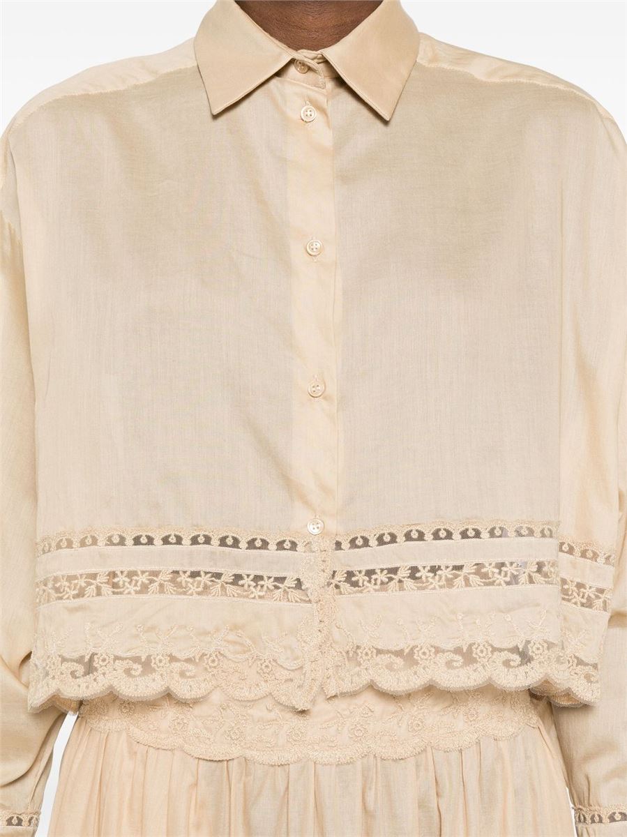 FLORAL-EMBROIDERY SHIRT -  ERMANNO SCERVINO -  Verso