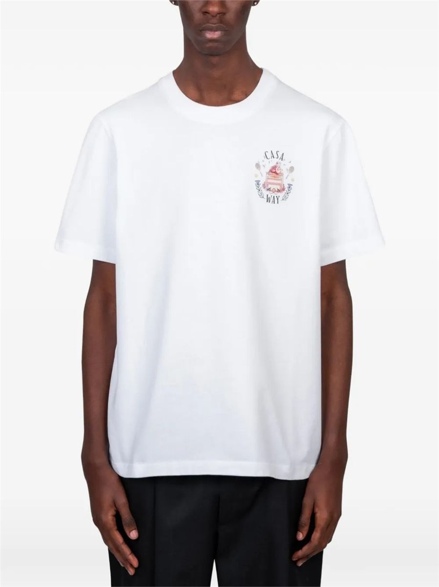 Casa way graphic-print t-shirt-CASABLANCA-Verso