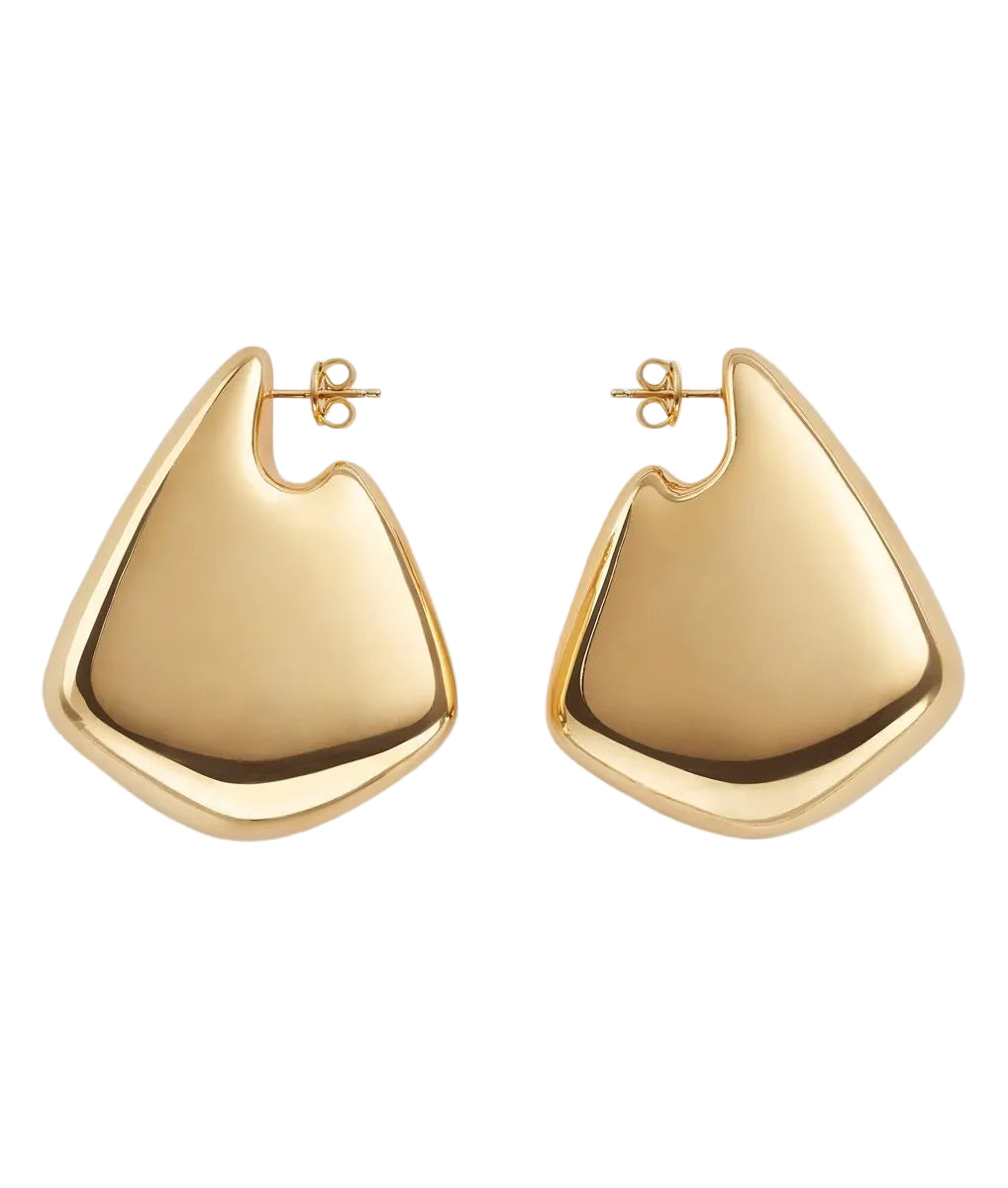 Large fin earrings-BOTTEGA VENETA-Verso