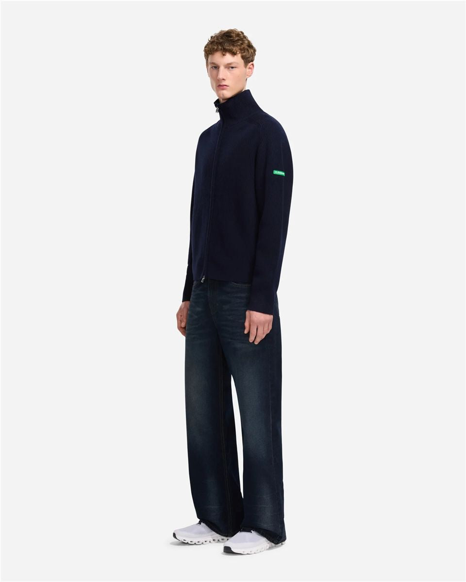 Badge knit cardigan-FLÂNEUR-Verso