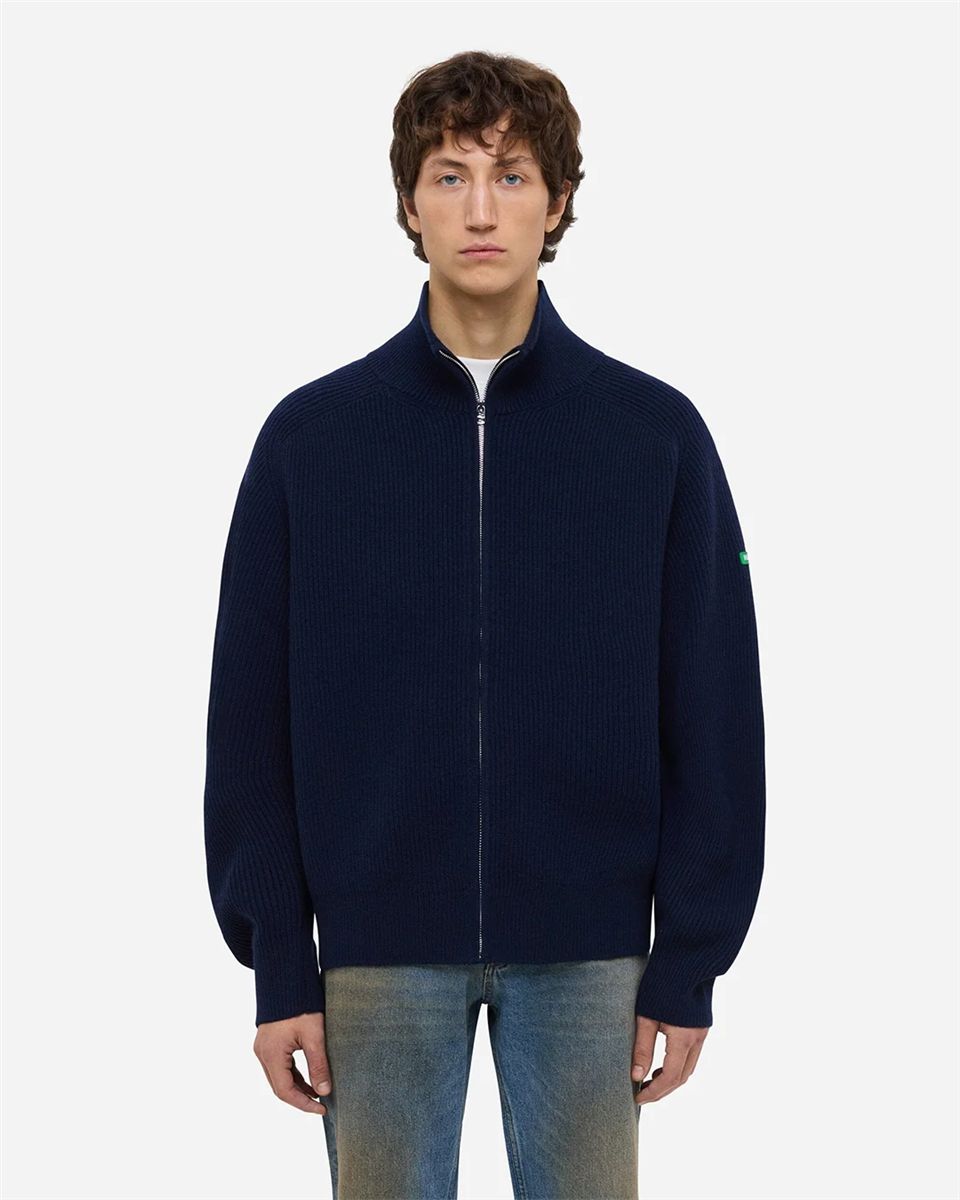 Badge knit cardigan-FLÂNEUR-Verso