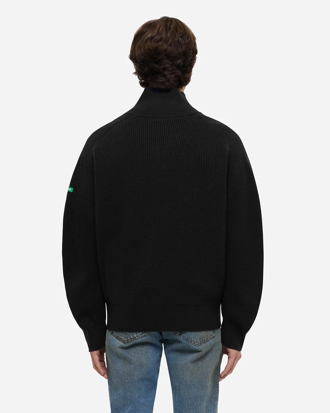 Badge Knit Cardigan-FLÂNEUR-Verso