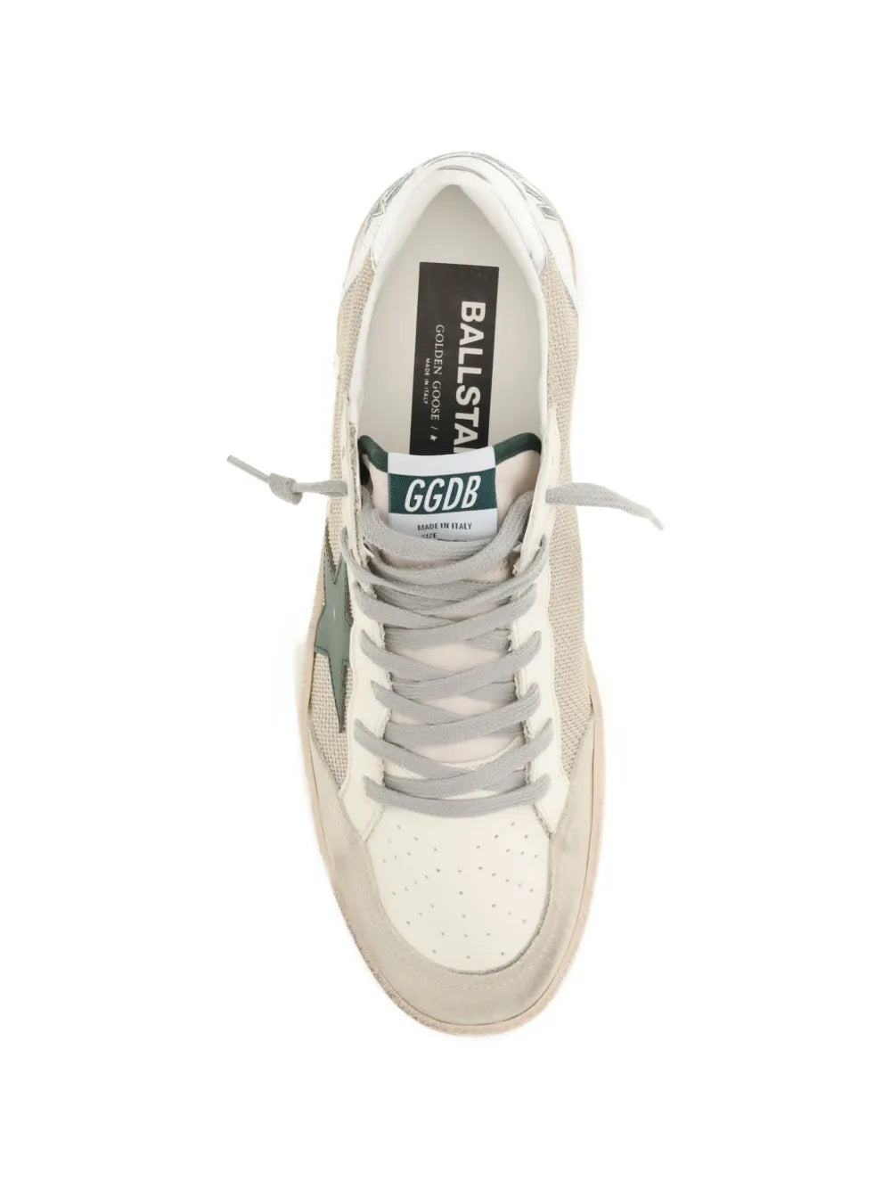 Ball star lace-up sneakers-GOLDEN GOOSE-Verso