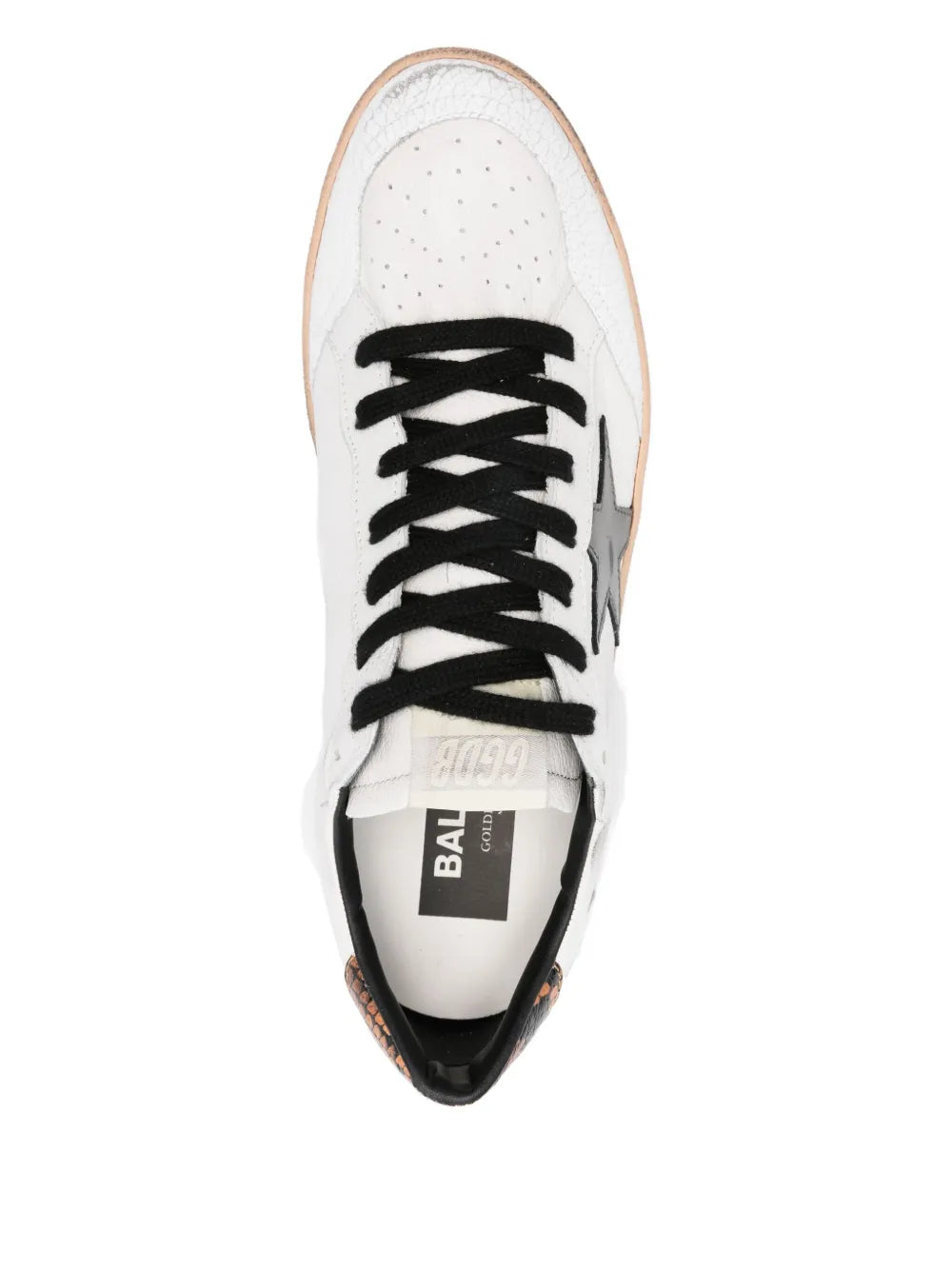 Ball star snake-detail sneakers-GOLDEN GOOSE-Verso