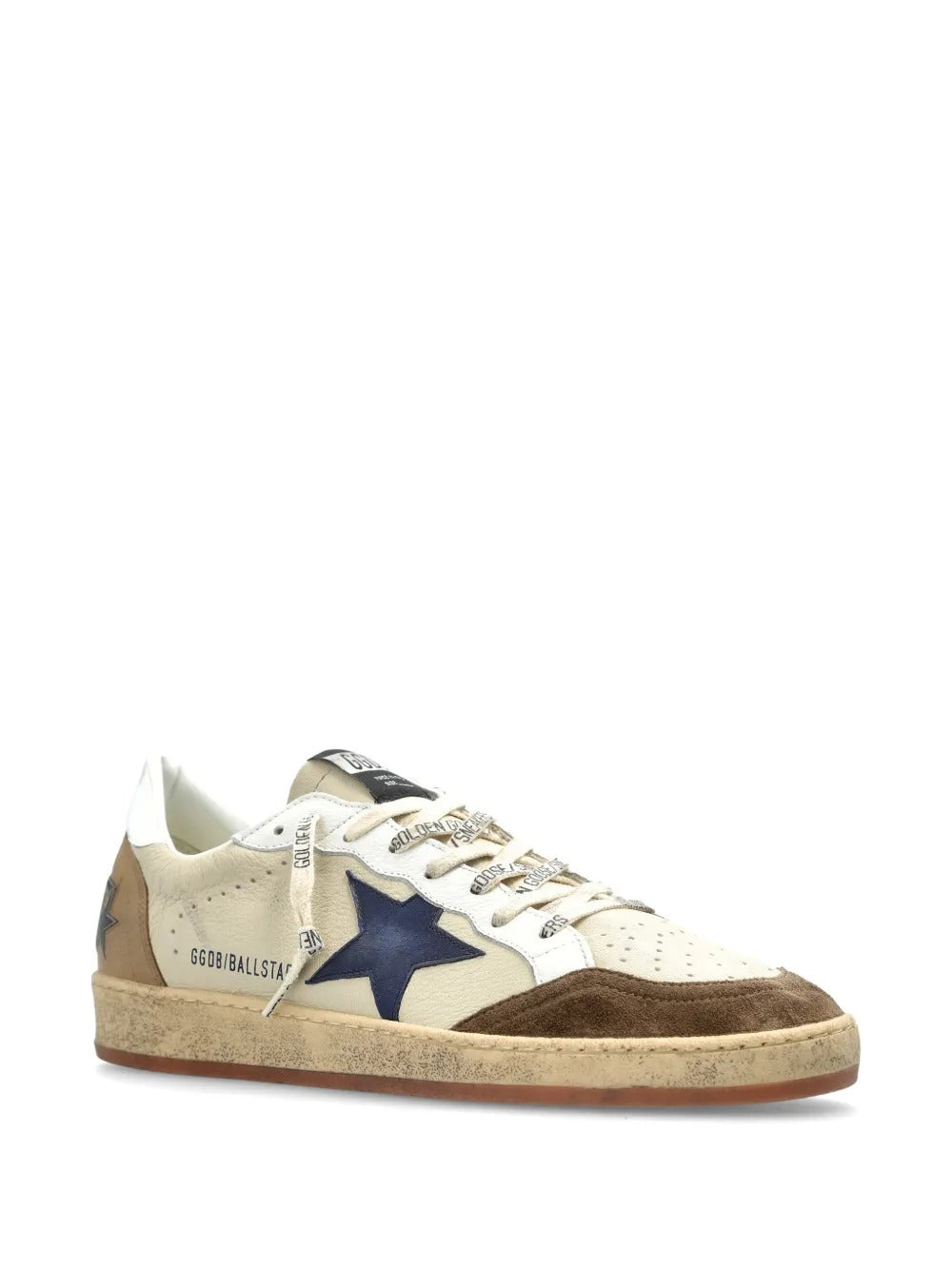 Ball star star-patch sneakers-GOLDEN GOOSE-Verso