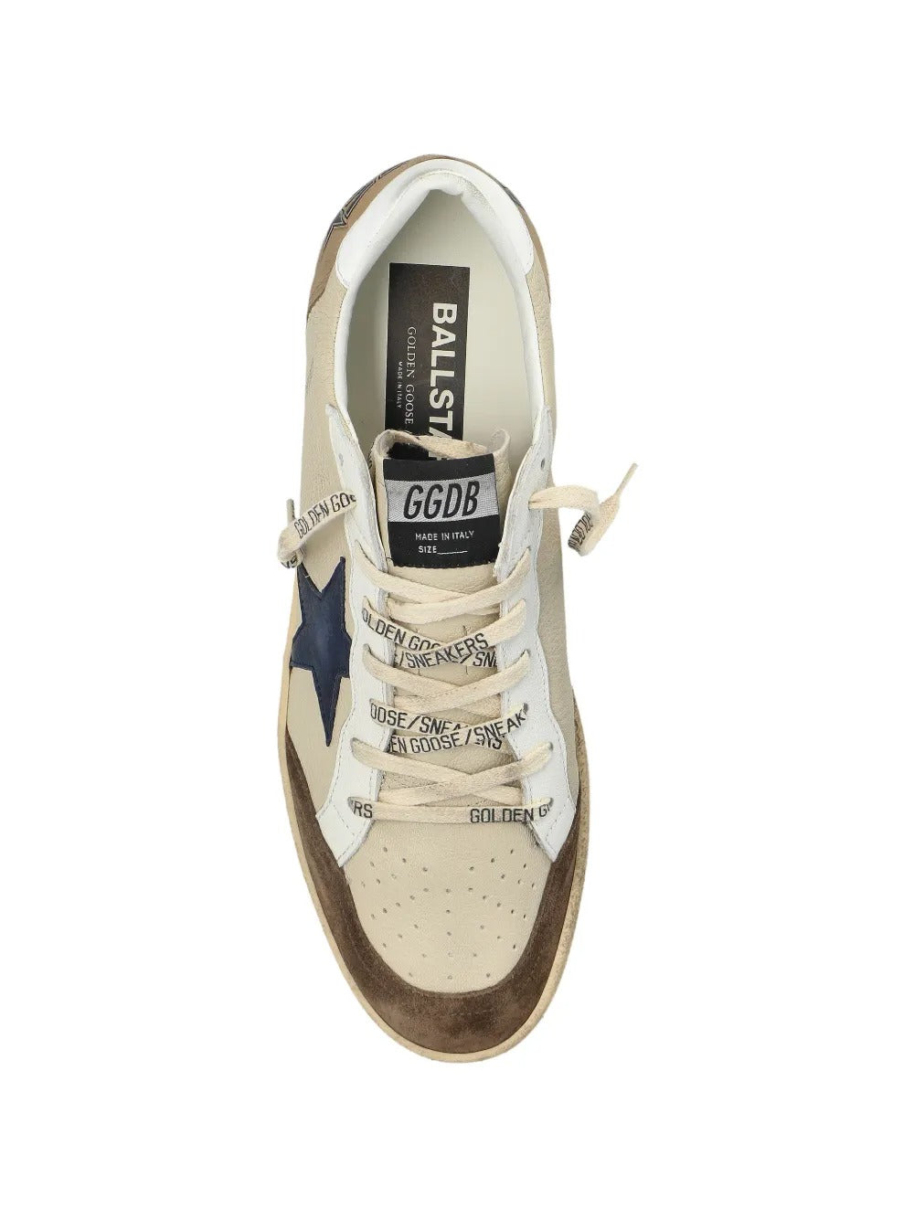 Ball star star-patch sneakers-GOLDEN GOOSE-Verso