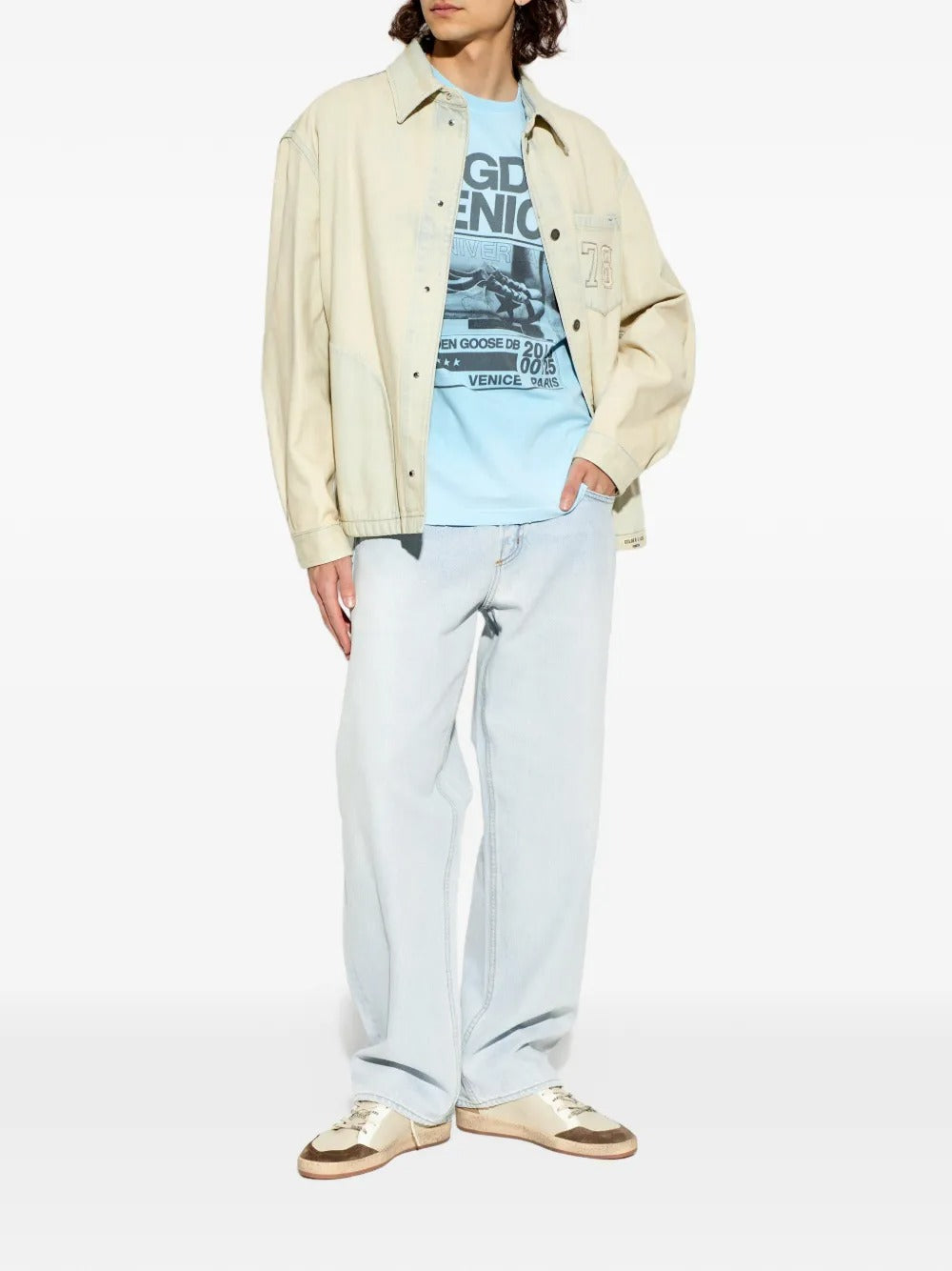 Ball star star-patch sneakers-GOLDEN GOOSE-Verso