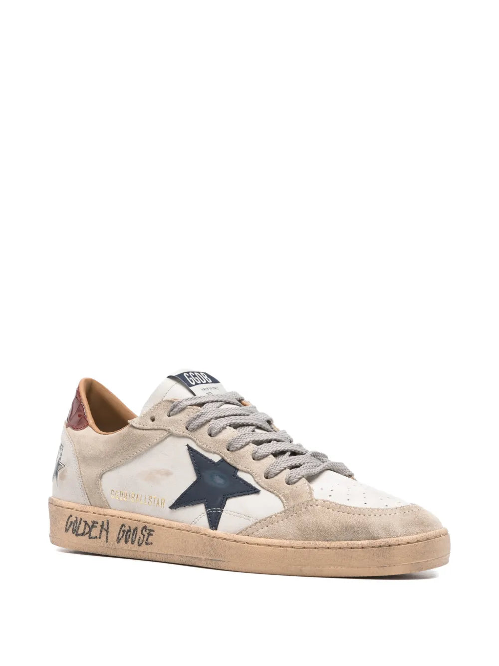 Ballstar double quarter sneakers-GOLDEN GOOSE-Verso