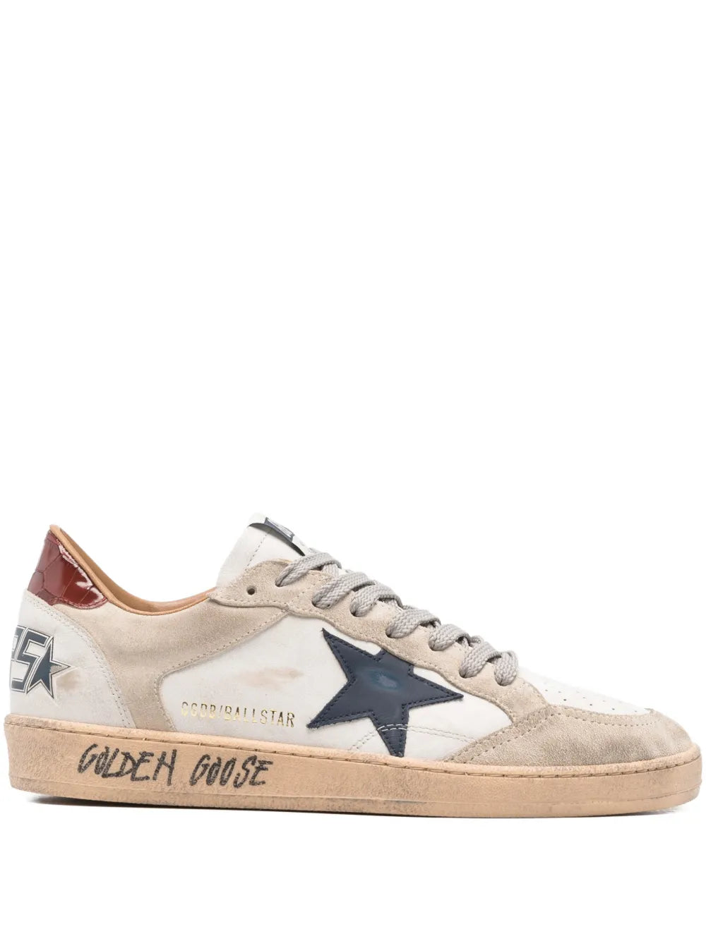 Ballstar double quarter sneakers-GOLDEN GOOSE-Verso