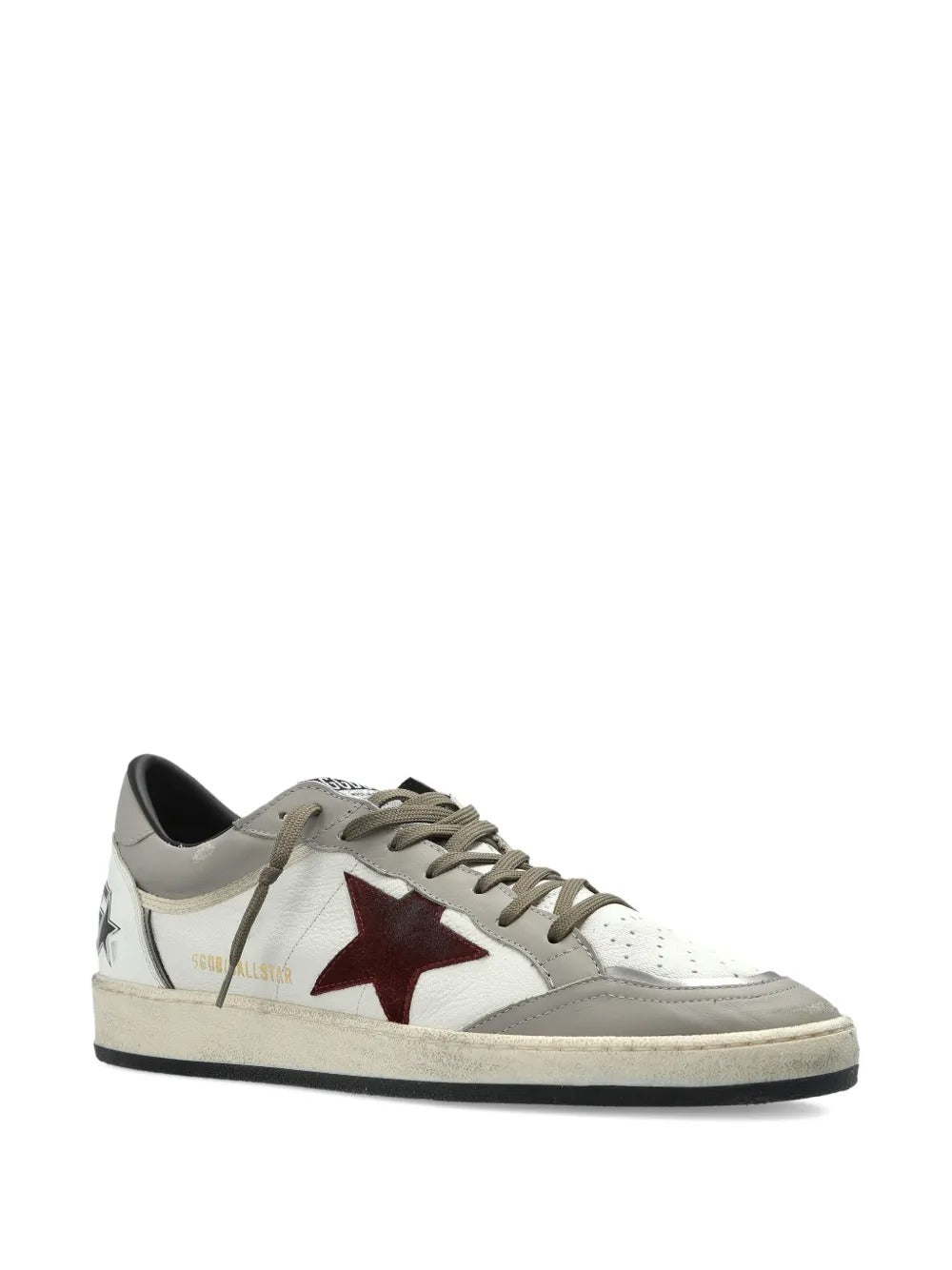 Ballstar Lace-up Sneakers-GOLDEN GOOSE-Verso