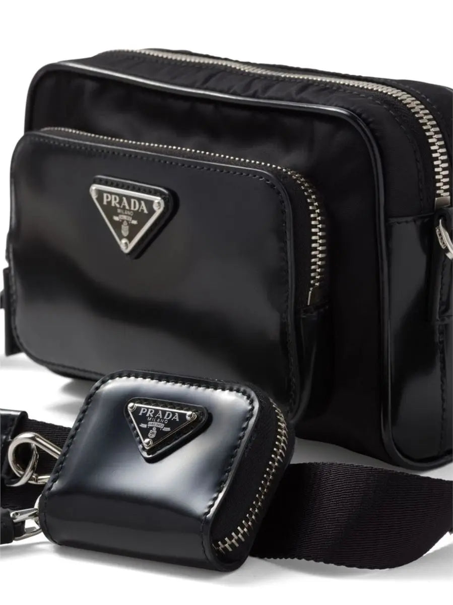 BANDOLERA TRIANGLE-LOGO MESSENGER BAG PRADA