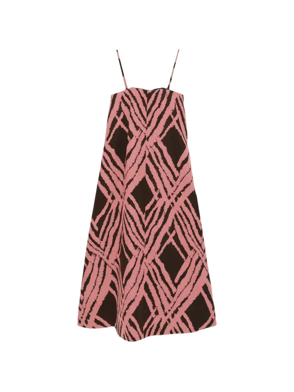 Banna satin twill strapless dress-JOSEPH-Verso