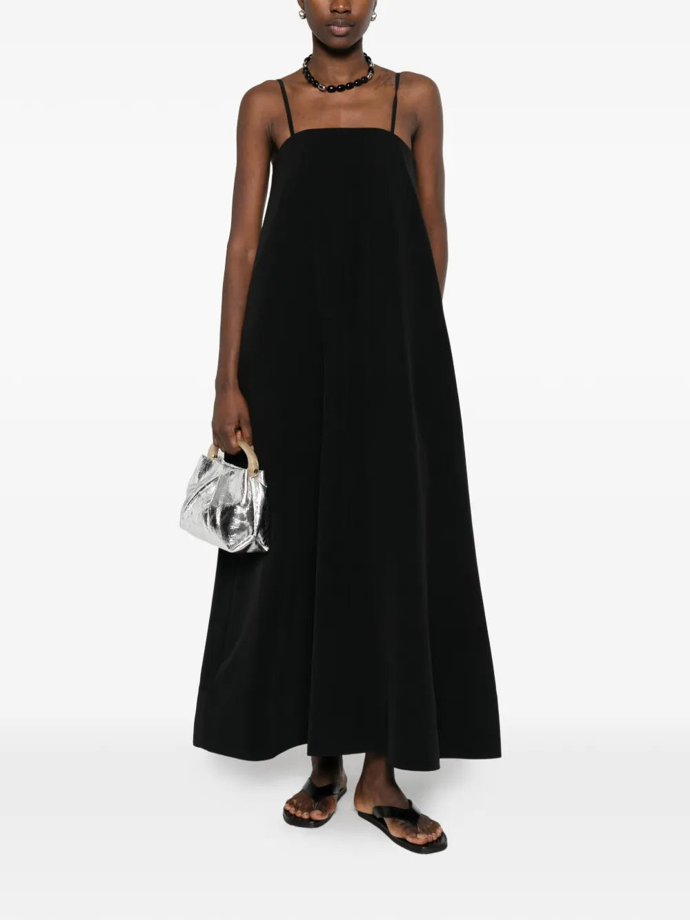 Banna spaghetti-strap midi dress-JOSEPH-Verso