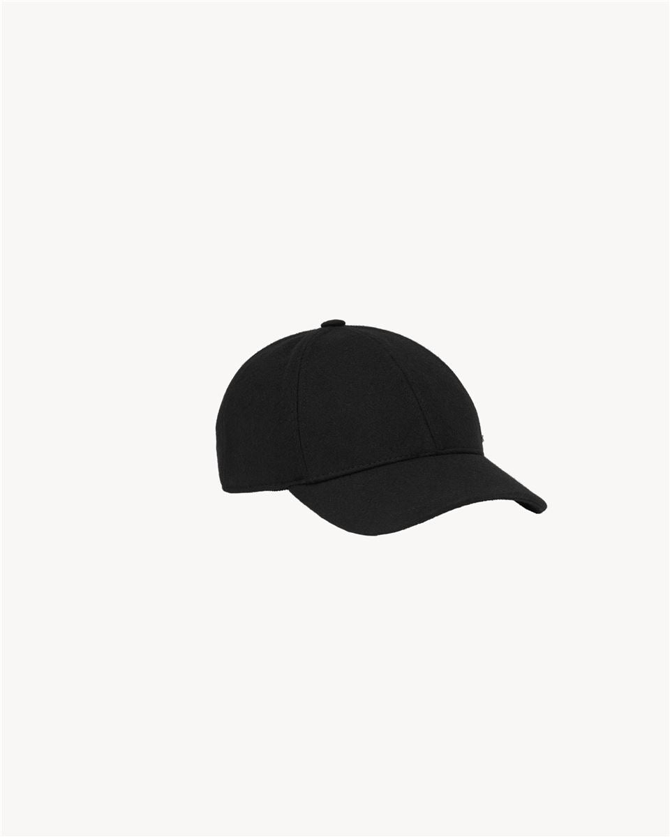 baseball cap cassandre in felt-SAINT LAURENT-Verso