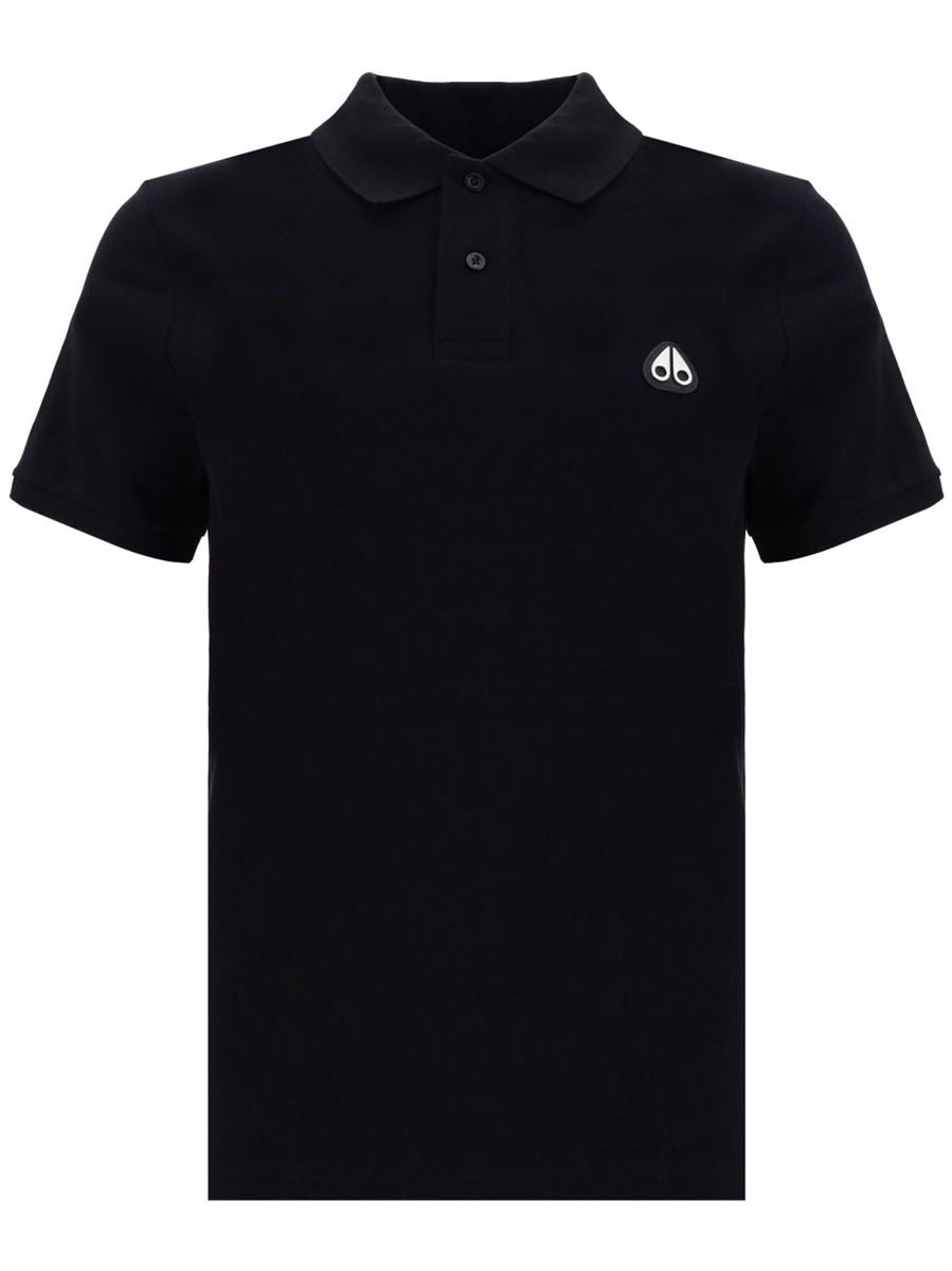 EVERETT POLO SHIRT WITH LOGO - MOOSE KNUCKLES - Verso