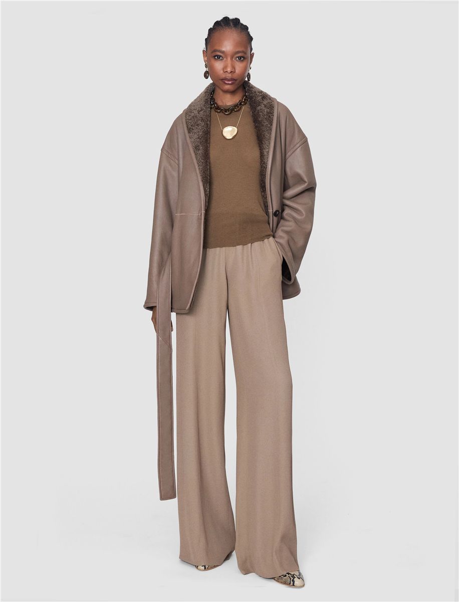 Dee crepe trousers-JOSEPH-Verso