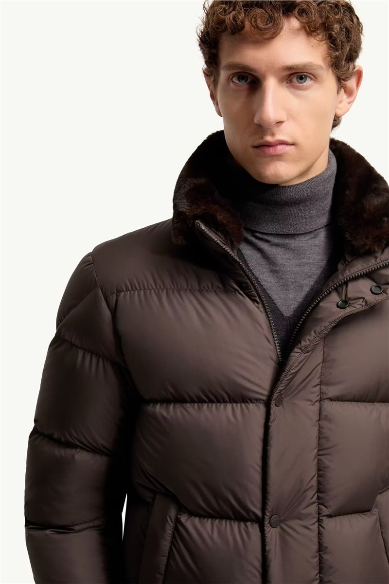 Drisfall Short Down Jacket-MONCLER-Verso