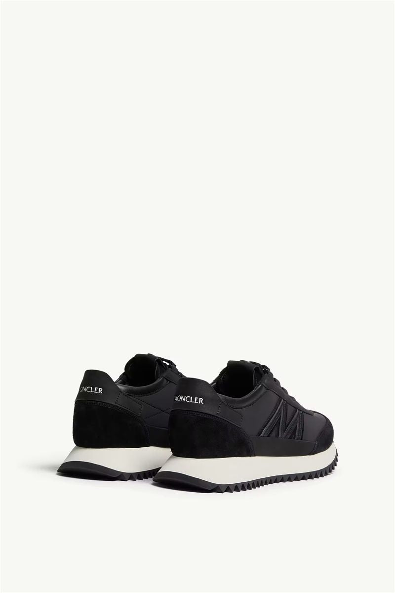Pacey2 suede & nubuck trainers-MONCLER-Verso