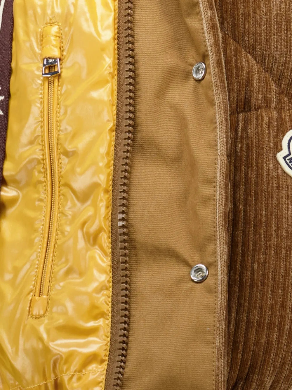 Velundra corduroy padded jacket-MONCLER-Verso