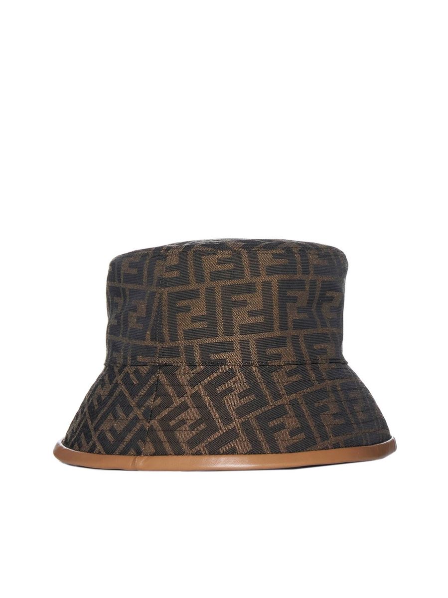FENDI FF MOTIF BUCKET HAT FENDI