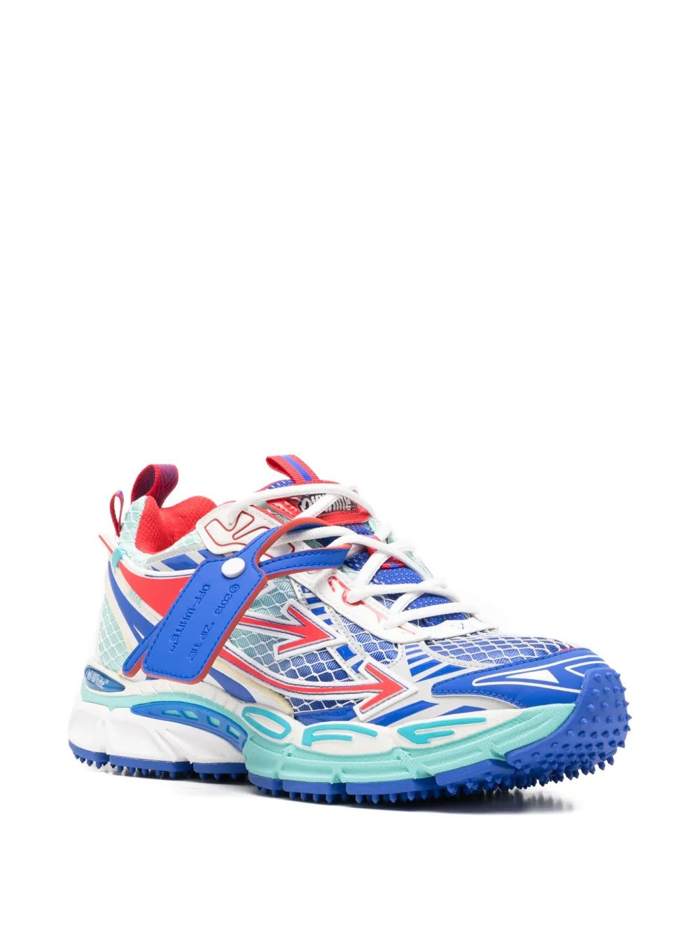 Be Right Back Fishnet Arrow Sneakers-OFF-WHITE-Verso