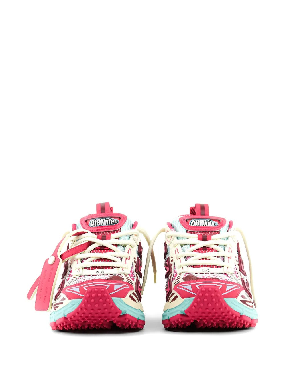 Be Right Back Fishnet Sneakers-OFF-WHITE-Verso