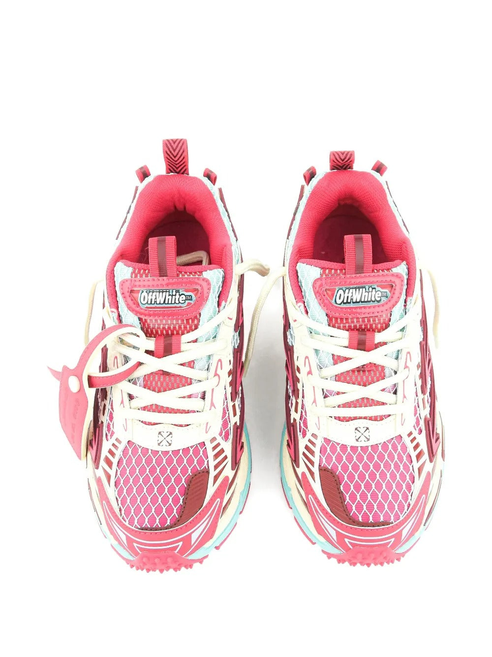 Be Right Back Fishnet Sneakers-OFF-WHITE-Verso