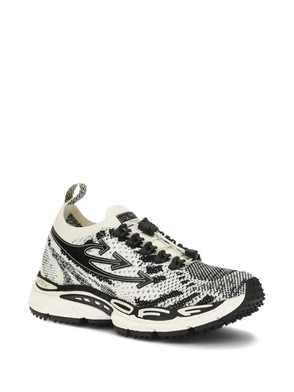 Be Right Back Knitted Logo Sneakers-OFF-WHITE-Verso