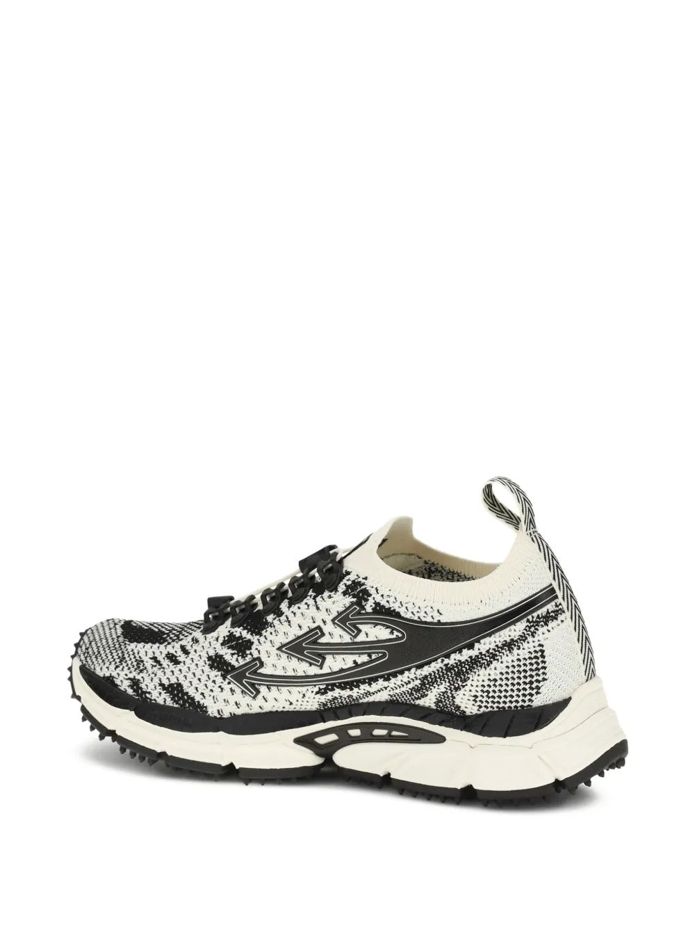 Be Right Back Knitted Logo Sneakers-OFF-WHITE-Verso