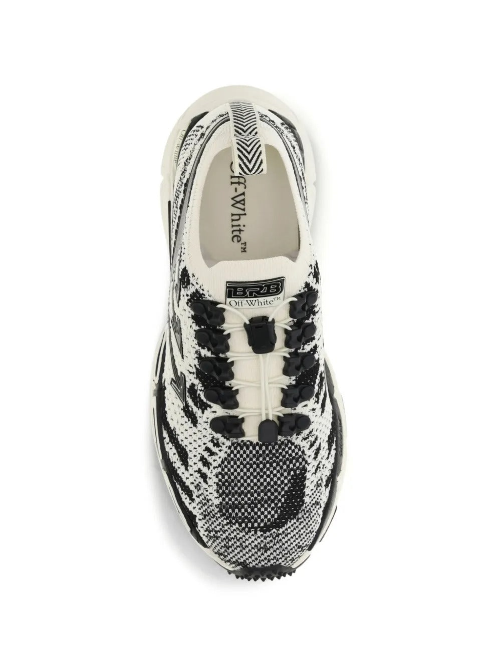 Be Right Back Knitted Logo Sneakers-OFF-WHITE-Verso