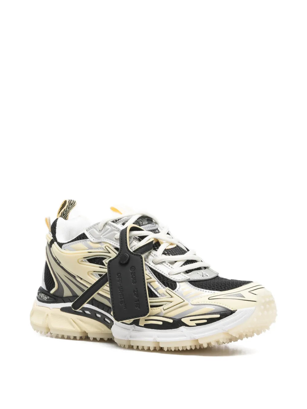 Lace-up rubber trainers-OFF-WHITE-Verso