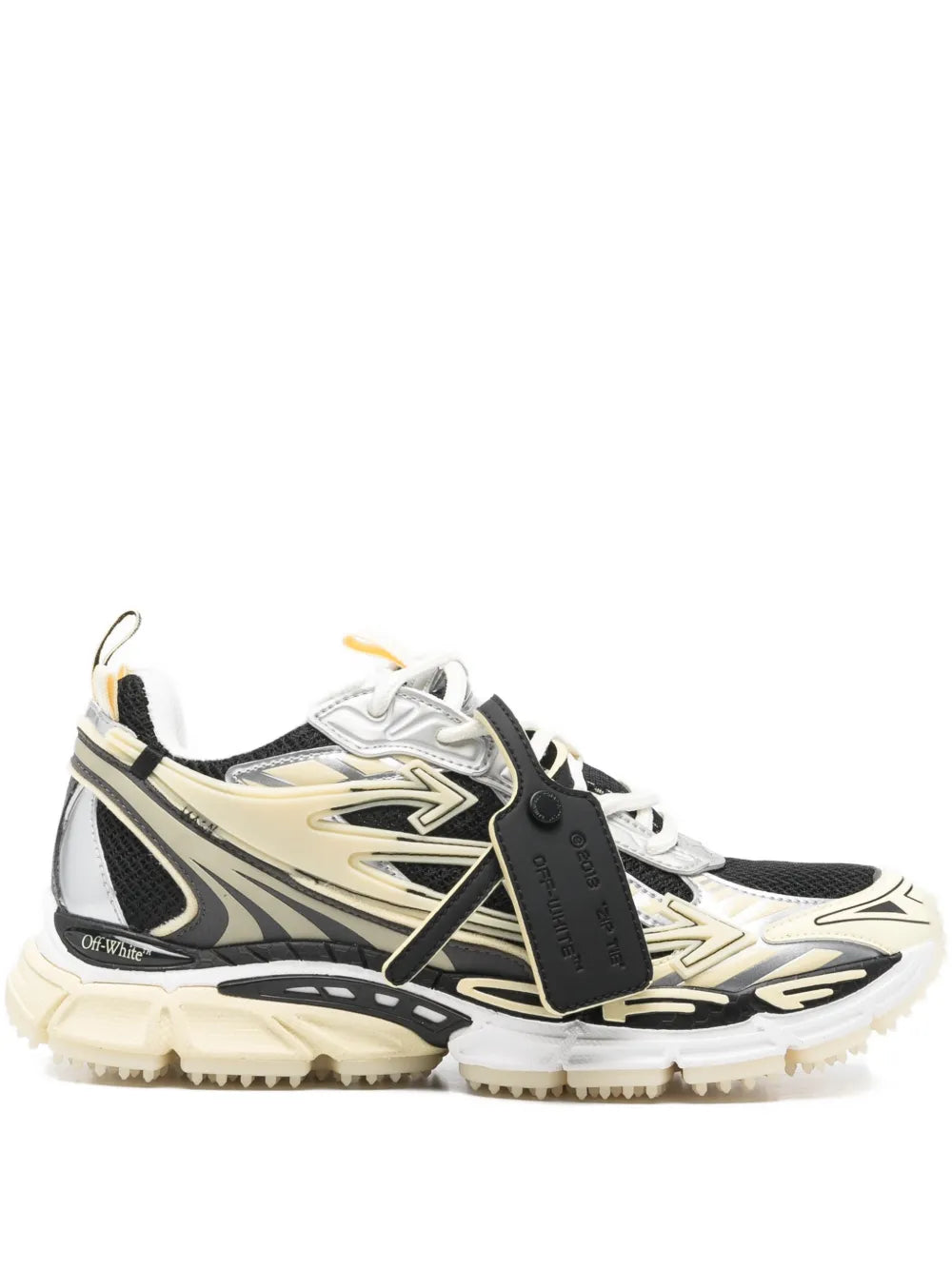 Lace-up rubber trainers-OFF-WHITE-Verso